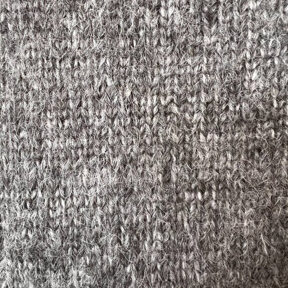 H&M Sweater Womens Size XS Gray Cowl Neck Alpaca Blend Long Sleeve Natural - Picture 7 of 14